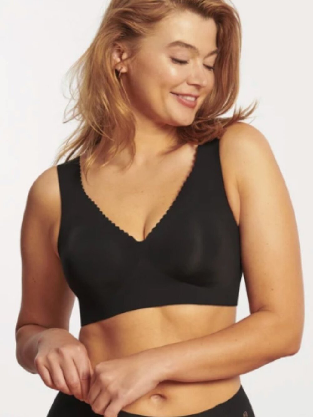 Evelyn & Bobbie Evelyn Bra Scallop Black XL